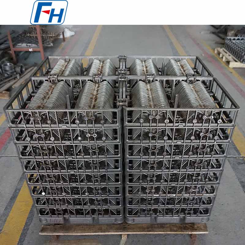 FH® 1.4849 lämpökäsittelyn latauskorit monikäyttöiseen uuniin