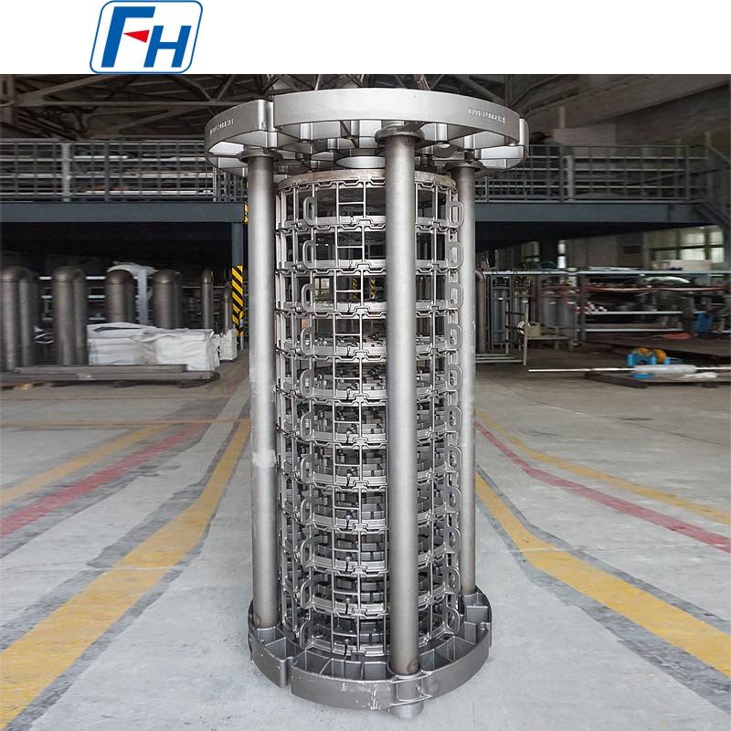 FH® 2.4879 lämpökäsittelyn latauskorit ja kiinnikkeet AICHELINin kaivotyyppisiin uuneihin