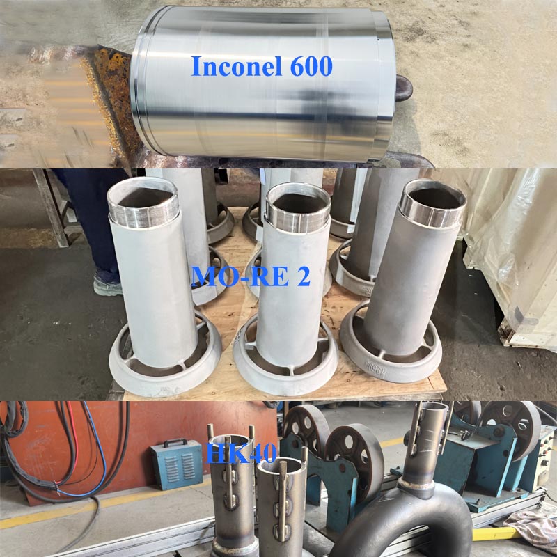 MO-RE 2 vs HK40 vs Inconel 601/800 lämmönkestävä metalliseos vertailu | Uunin putken materiaali FH®